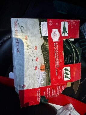 Holiday Time Green 3-Outlet Outdoor Multidirectional Cord